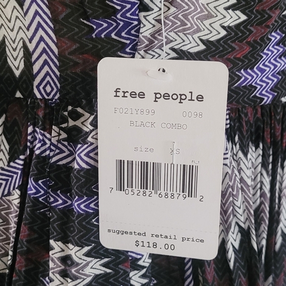 Free People Take Me to Thailand Ikat Geometric Tunic Mini Dress - Picture 7 of 8